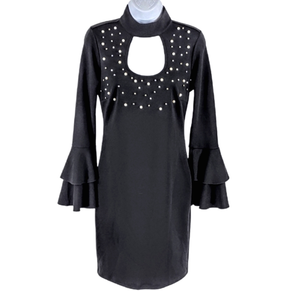 Venus black cocktail dress